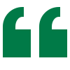 Green quotation marks symbol on a transparent background.